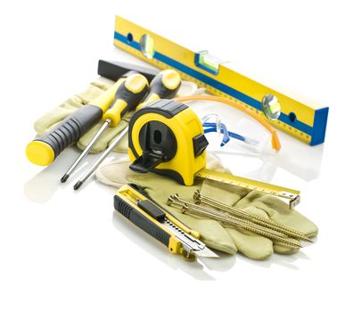 Gloves with big toolbox