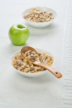 apple with muesli