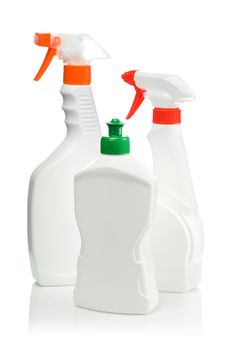 bottle and spray for cleaning