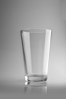 Empty drinking glass