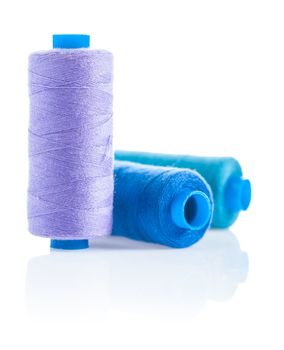 isolated composition of sewing bobbins