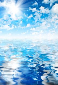 beautyful sky and ocean