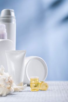 composition of skincare items