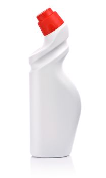 curve white clean bottle