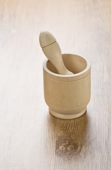 mortar with pestle