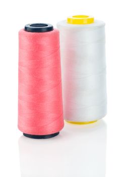 red and white thread