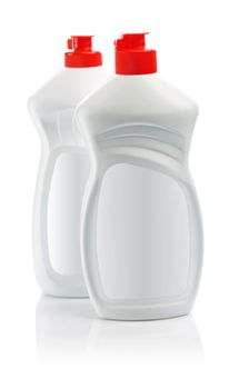 white kitchen bottles