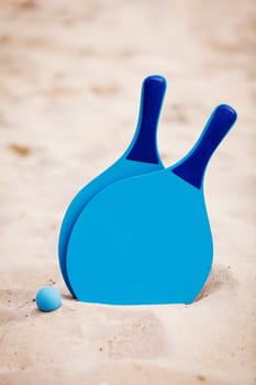 still life beachball in summer in sand on the beach summertime 