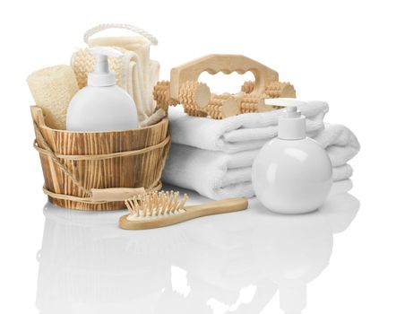 group of toilet articles