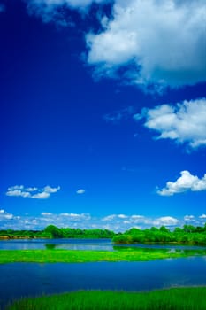 lake and sky