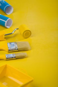 painting tools in copyspace composition