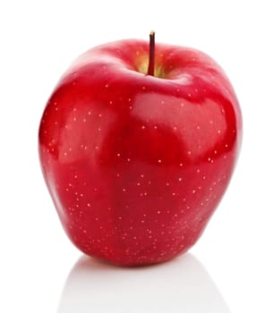 red apple isolated