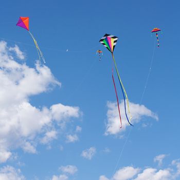 Kites Flying in the sky fun and Exciting for Children