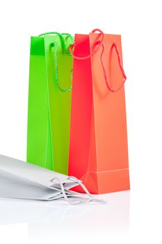 paper bags isolated
