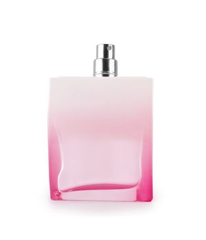Pink perfumery bottle