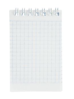 small notepad isolated