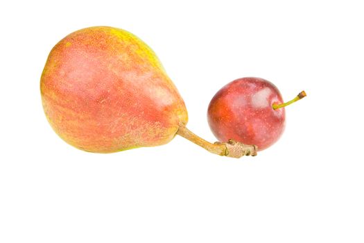 Pear and plum