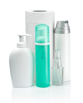 sprays and towel