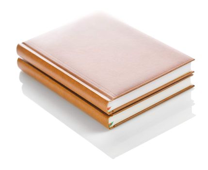 two isolated notepads