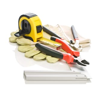building tools on gloves