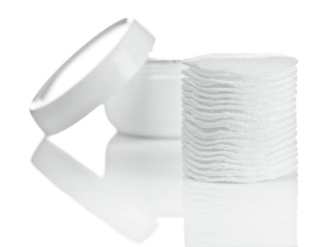 cotton pads and cream 