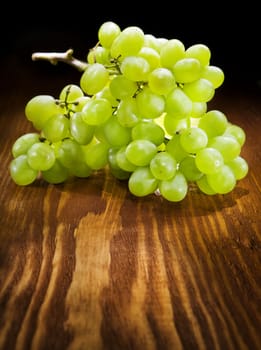 grape on wooden board