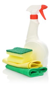 spray bottle with spoage on napkin