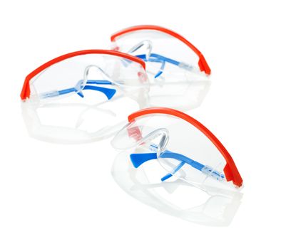 three safety glasses