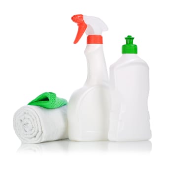 bottle and towel
