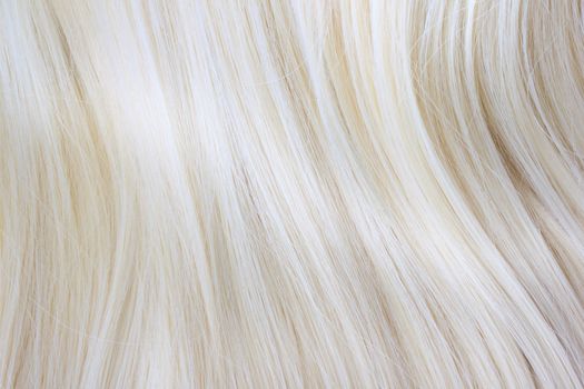 Healthy blonde hair - close up image