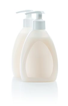 isolated spray bottles