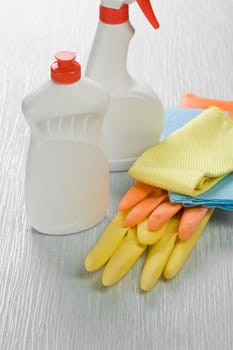 set for cleaning
