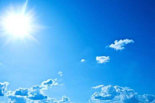 sky with sun