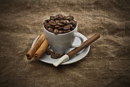 dark coffee composition