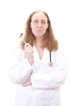 Female medical doctor ready to work