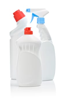 sprays and gel bottle