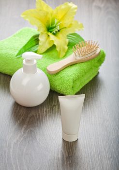 collection of bath articles