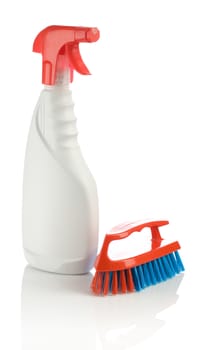 bottle with brush