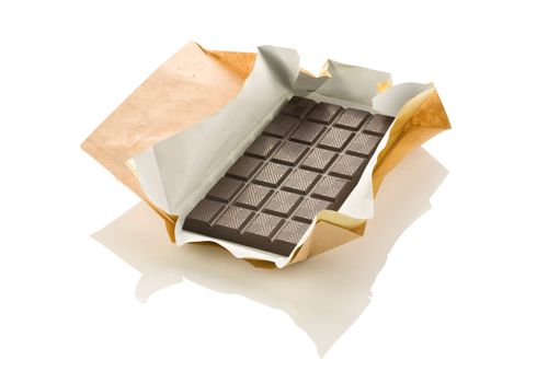 Chocolate in a wrapper