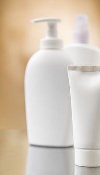 copyspace view on the cosmetical items