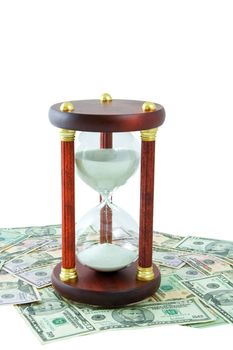 sandwach on a money background