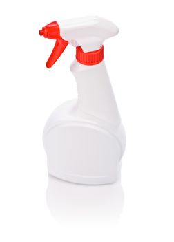 white spray bottle