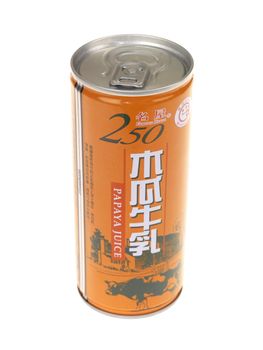 Can of Papaya Juice