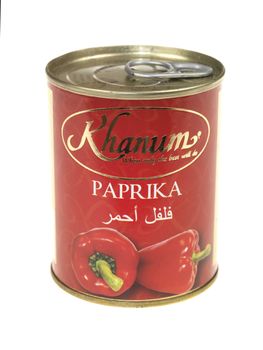 Tin of Paprika Spice Powder