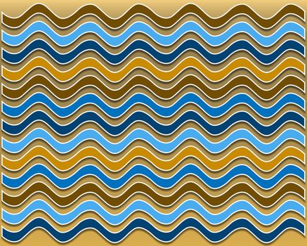 background or texture wavy pattern summer colors