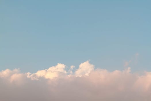 Blue sky with a white clouds for background