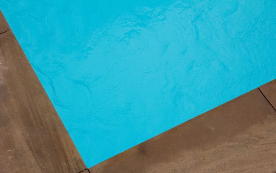 Swimming pool and deck with for background