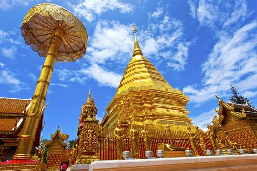 Temple in Chiang Mai, Thailand.