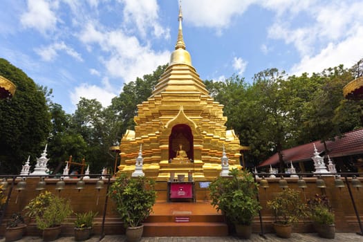 Wat Phan On temple in Chiang Mai, Thailand.