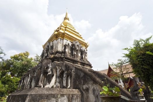 Wat Chiang Man temple in Chiang Mai, Thailand.